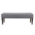 Banc d'intérieur rembourré touffeté Lauren Transitional pour salon