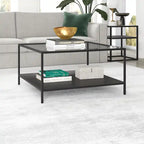 Table basse Sivil 32 carrée avec étagère