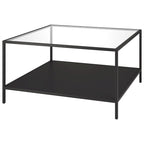 Table basse Sivil 32 carrée avec étagère