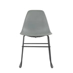 Chaises de salle à manger sans accoudoirs modernes avec pieds en fer (Lot de 2)