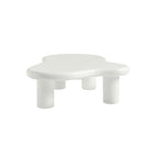 Table basse nuage, décor de table basse moderne irrégulière avec 4 pieds