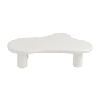 Table basse nuage, décor de table basse moderne irrégulière avec 4 pieds