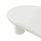 Table basse nuage, décor de table basse moderne irrégulière avec 4 pieds