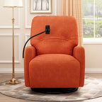 Fauteuil inclinable électrique pivotant à 270 degrés, canapé inclinable individuel pour cinéma maison avec porte-téléphone pour L