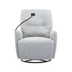 Fauteuil inclinable électrique pivotant à 270 degrés, canapé inclinable individuel pour cinéma maison avec porte-téléphone pour L