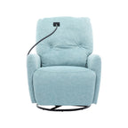 Fauteuil inclinable électrique pivotant à 270 degrés, canapé inclinable individuel pour cinéma maison avec porte-téléphone pour L