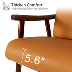 Fauteuil à bascule fauteuil-planeur avec pouf Fauteuil d'appoint du milieu du siècle Fauteuil de salon pour le salon et la chambre à coucher
