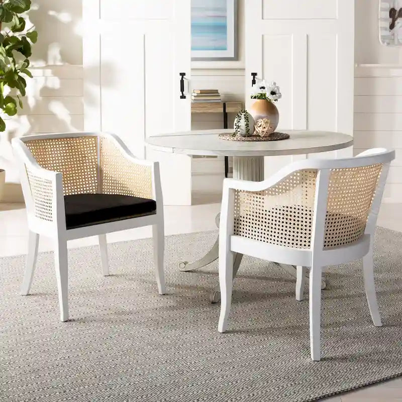 Chaise de salle à manger en rotin Velva - 23.8 x 23.2 x 32.1 - 24Wx23Dx32H