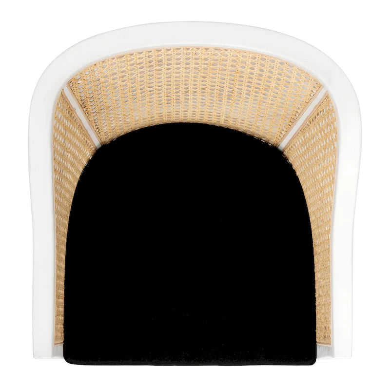 Chaise de salle à manger en rotin Velva - 23.8 x 23.2 x 32.1 - 24Wx23Dx32H