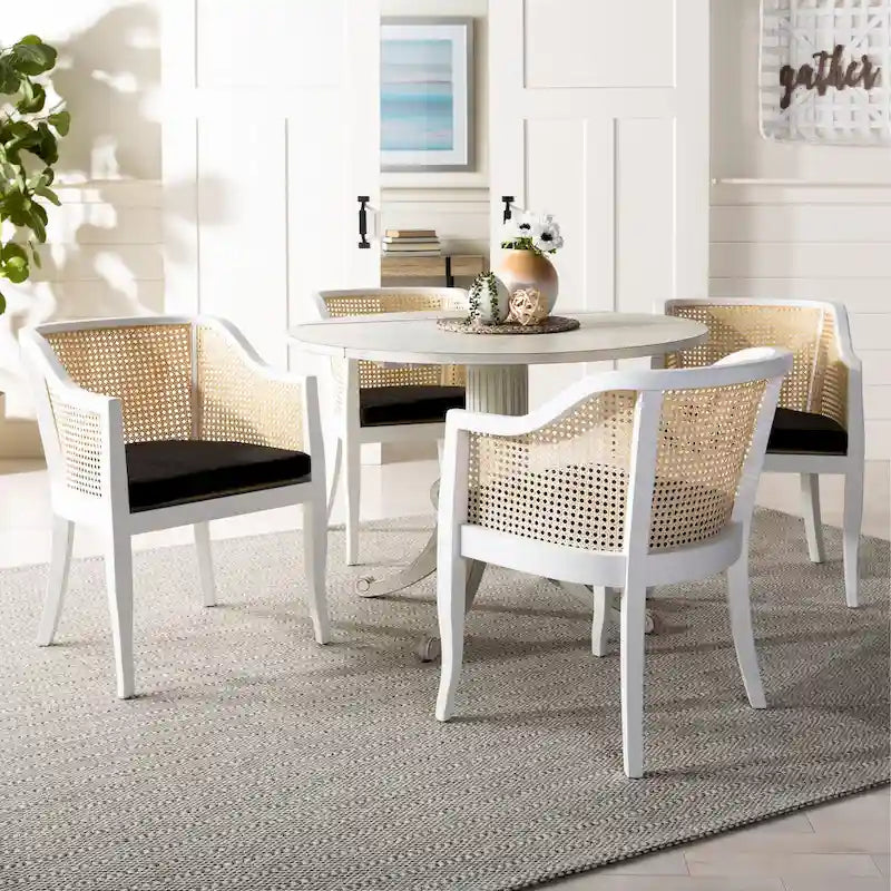 Chaise de salle à manger en rotin Velva - 23.8 x 23.2 x 32.1 - 24Wx23Dx32H