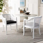 Chaise de salle à manger en rotin Velva - 23.8 x 23.2 x 32.1 - 24Wx23Dx32H