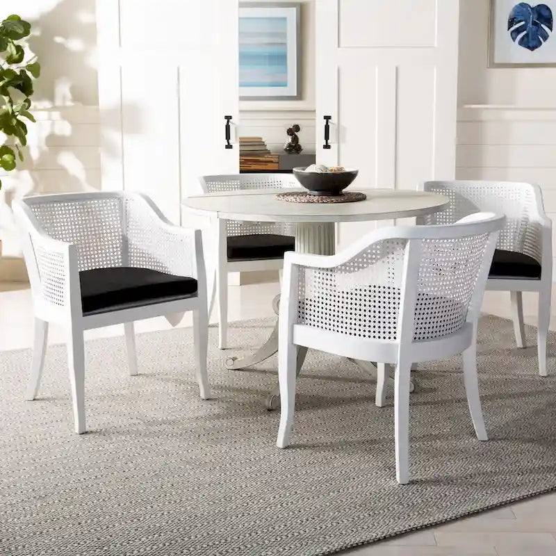 Chaise de salle à manger en rotin Velva - 23.8 x 23.2 x 32.1 - 24Wx23Dx32H