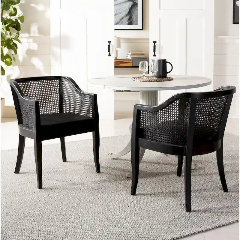 Chaise de salle à manger en rotin Velva - 23.8 x 23.2 x 32.1 - 24Wx23Dx32H