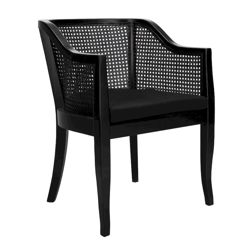 Chaise de salle à manger en rotin Velva - 23.8 x 23.2 x 32.1 - 24Wx23Dx32H