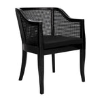 Chaise de salle à manger en rotin Velva - 23.8 x 23.2 x 32.1 - 24Wx23Dx32H
