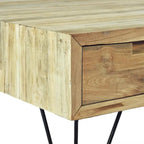 vidaXL Table basse 80x80x40 cm teck massif