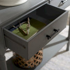 Console Sinda 2 tiroirs - 35.5 l x 13 P x 29.5 H - 36La x 13P x 30H