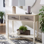 Console Sinda 2 tiroirs - 35.5 l x 13 P x 29.5 H - 36La x 13P x 30H