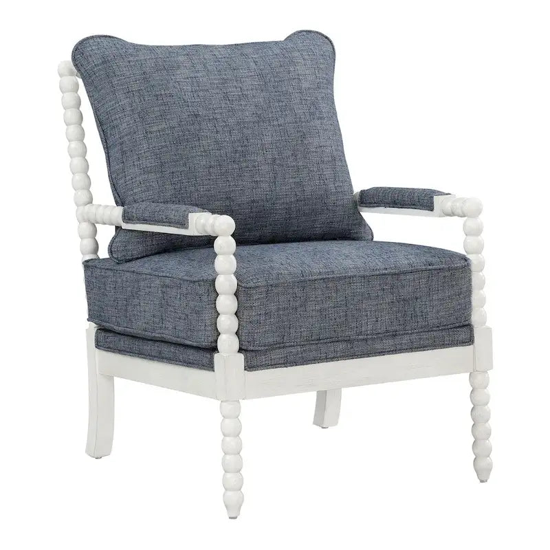 Fauteuil d'appoint à fuseaux Indigo, une place