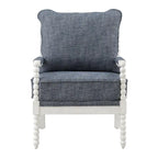 Fauteuil d'appoint à fuseaux Indigo, une place