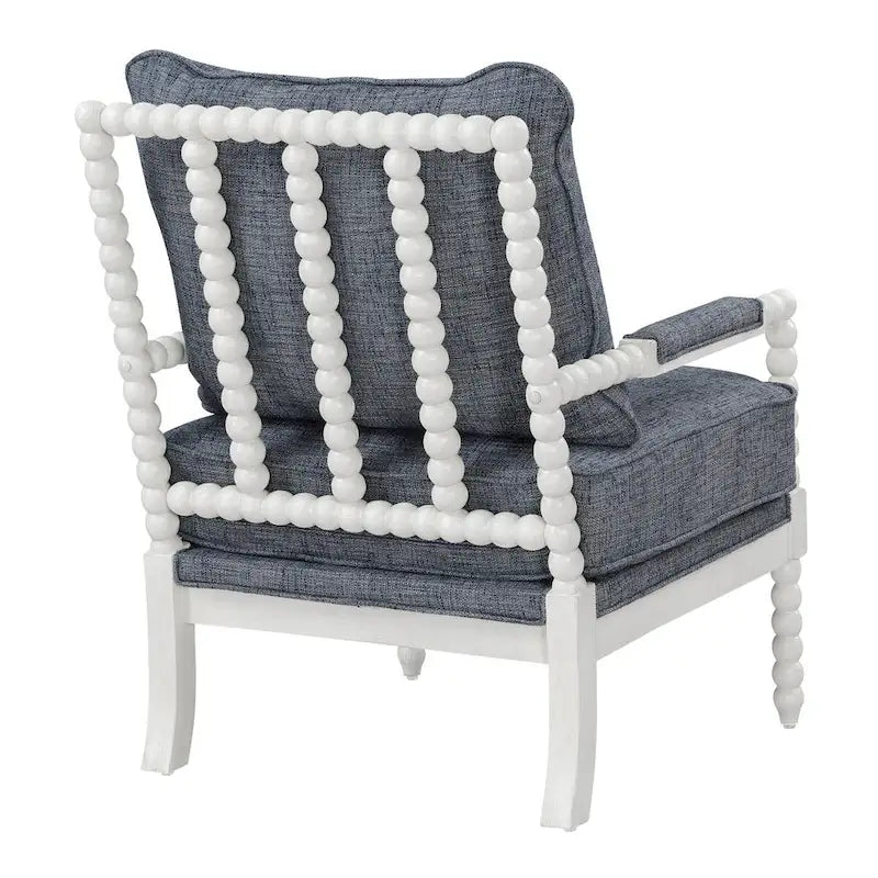 Fauteuil d'appoint à fuseaux Indigo, une place