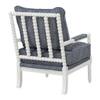 Fauteuil d'appoint à fuseaux Indigo, une place