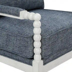 Fauteuil d'appoint à fuseaux Indigo, une place