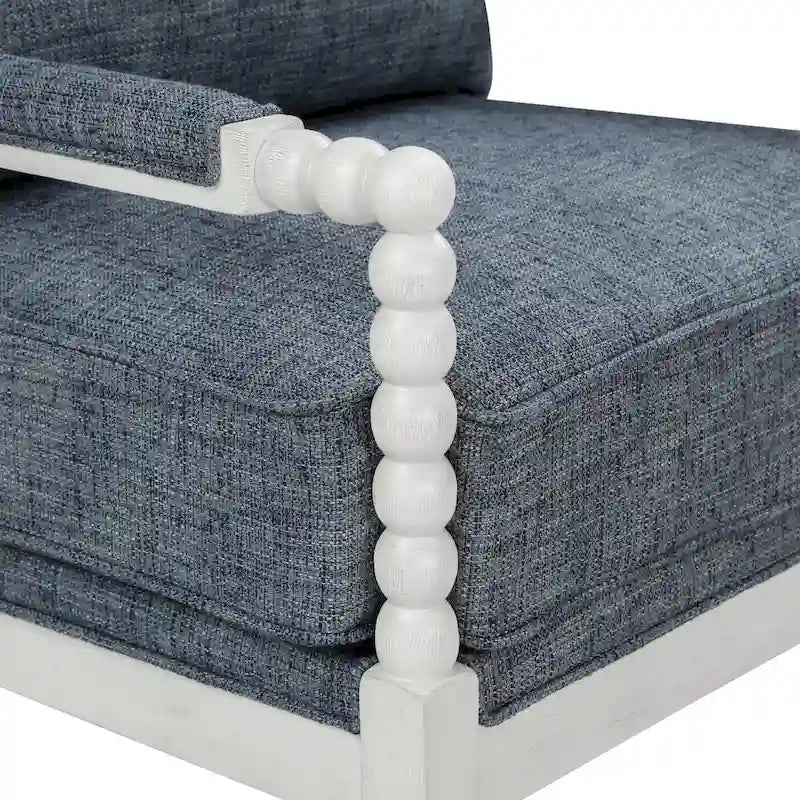 Fauteuil d'appoint à fuseaux Indigo, une place