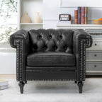 Fauteuils de salon en cuir PU