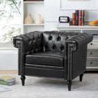 Fauteuils de salon en cuir PU