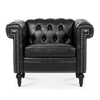 Fauteuils de salon en cuir PU