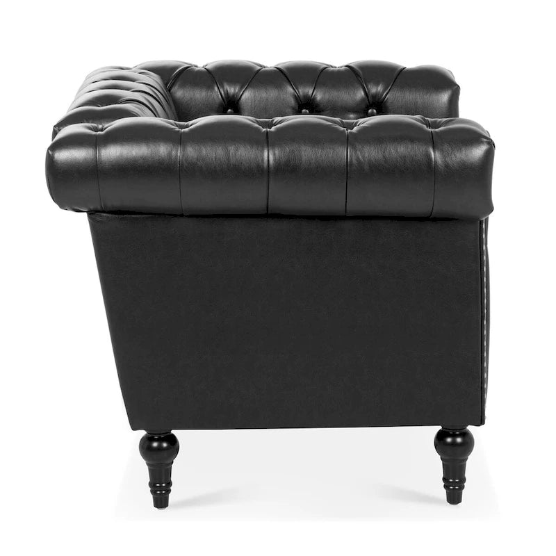 Fauteuils de salon en cuir PU