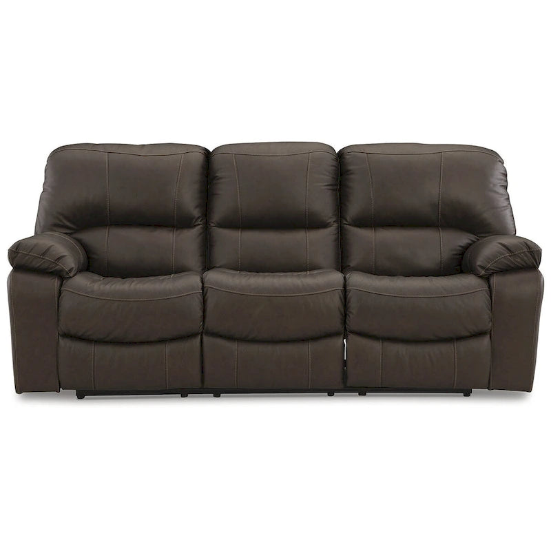 Canapé inclinable motorisé Leesworth marron - 88 larg. x 41 prof. x 41 haut.