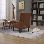 Fauteuil à accoudoirs en bois, fauteuil d'appoint moderne pour salon