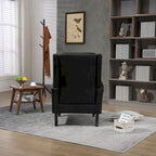 Fauteuil à accoudoirs en bois, fauteuil d'appoint moderne pour salon
