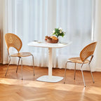 Table de salle à manger Tulipe carrée 32 po