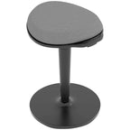 Chaise de bureau debout HOMCOM, tabouret ergonomique sans dossier, hauteur réglable 56,4-71,4 cm