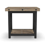 Table d'appoint en bois marron Carpenter - 21 x 23 x 25