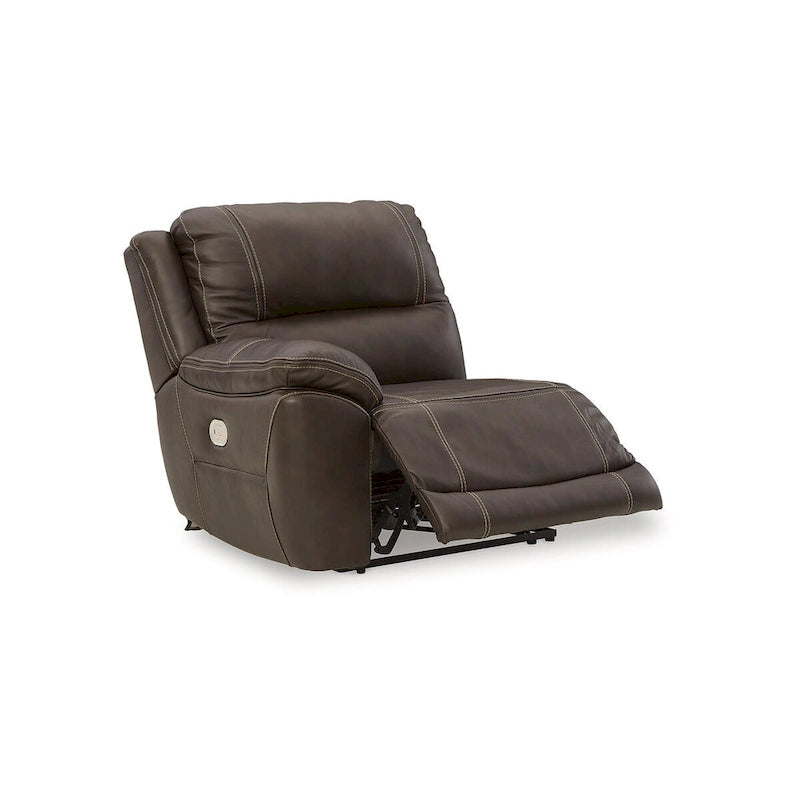 Causeuse inclinable électrique 3 places Dunleith avec console