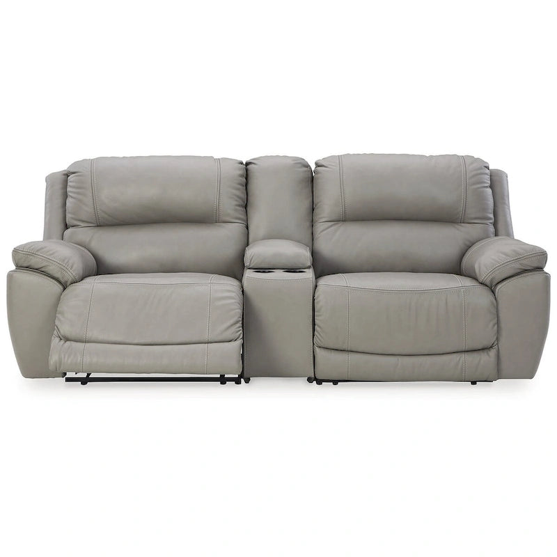 Causeuse inclinable électrique 3 places Dunleith avec console