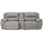 Causeuse inclinable électrique 3 places Dunleith avec console