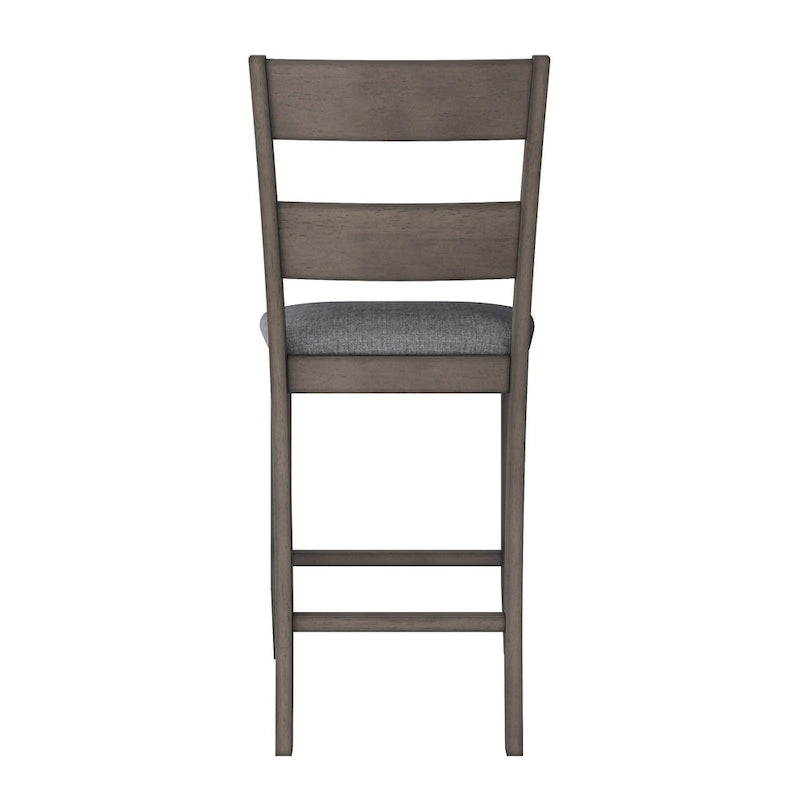 Lot de 2 chaises de salle à manger Tuscany rembourrées hauteur comptoir