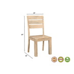 Chaises de salle à manger en bois massif Willow (lot de 2)