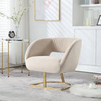 Fauteuil capitonné de salon