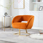 Fauteuil capitonné de salon