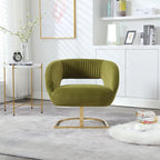 Fauteuil capitonné de salon