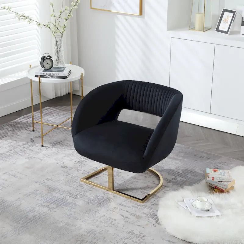 Fauteuil capitonné de salon