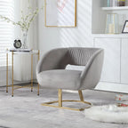 Fauteuil capitonné de salon