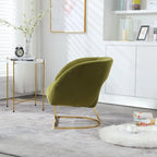 Fauteuil capitonné de salon