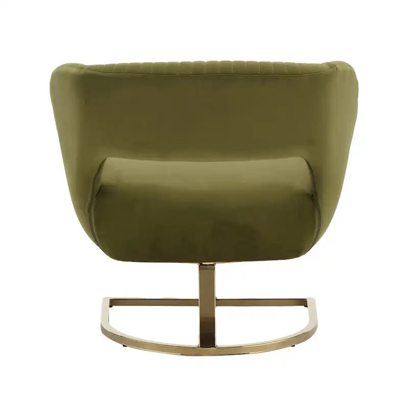 Fauteuil capitonné de salon